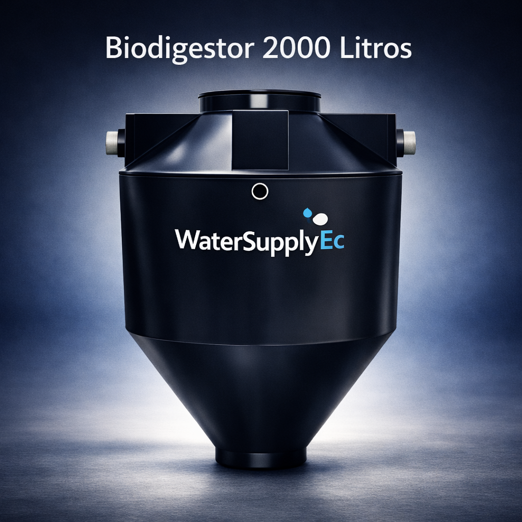 BIODIGESTOR AUTOLIMPIABLE 2000 LITROS